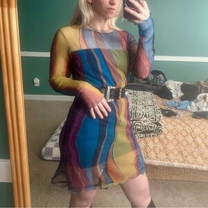 French Connection Sheer Dress